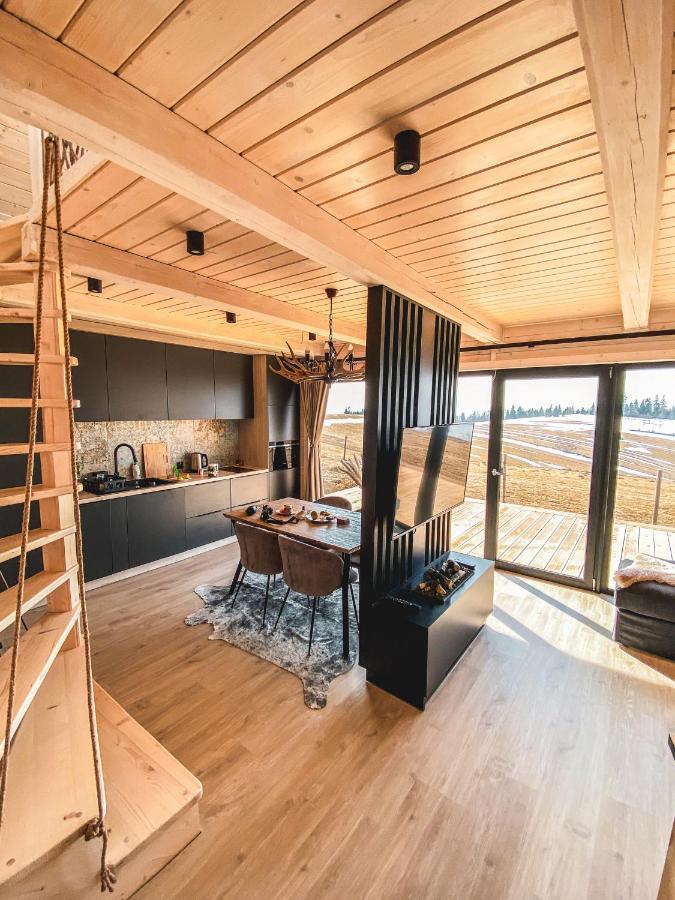 Osada Janosika Jacuzzi Drewniany Domek Na Odludziu Klikuszowa Luaran gambar