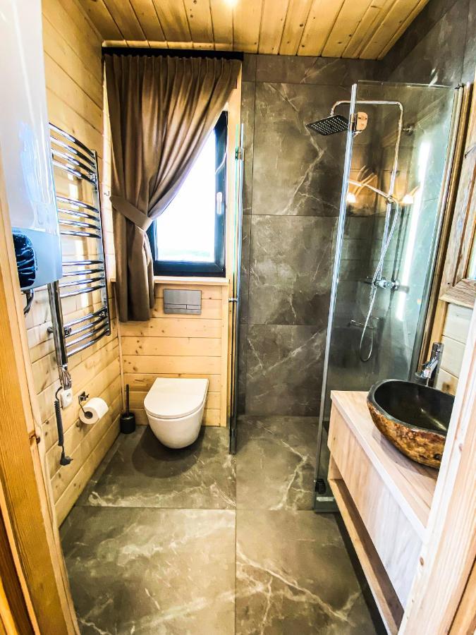 Osada Janosika Jacuzzi Drewniany Domek Na Odludziu Klikuszowa Luaran gambar